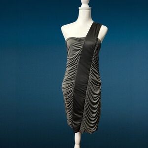 NEW, BIA HEAVEN SHOULDER-BARING COCKTAIL DRESS